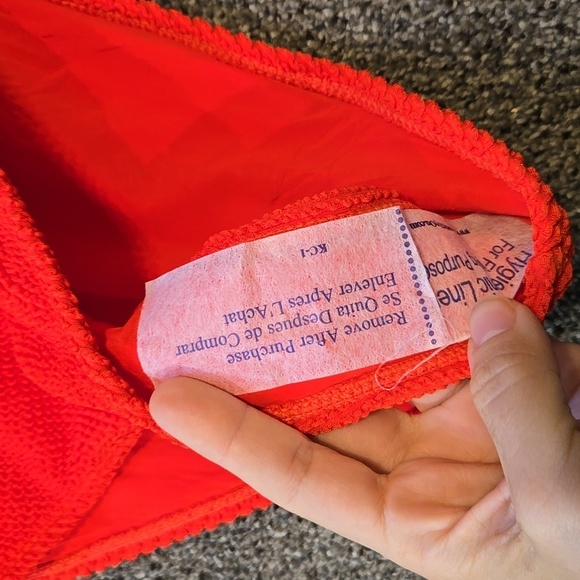 NWOT Good American Women Always Fits Bottom Bright Poppy Swim Bikini 0/00 XXS/XS - Picture 4 of 11